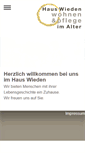 Mobile Screenshot of haus-wieden.ch
